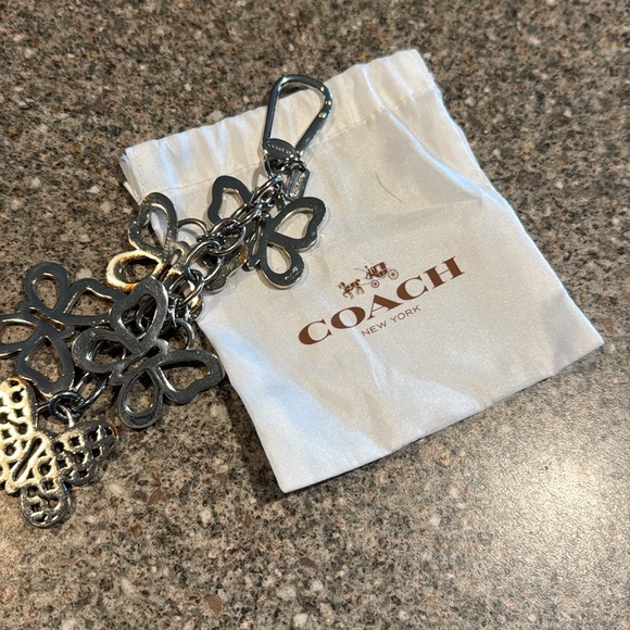 Y2k coach Swarovski crystal butterfly bag charm keychain - Picture 5 of 5